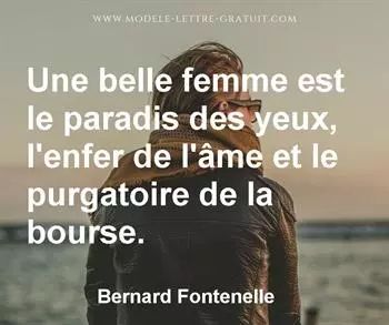 Citation de Bernard Fontenelle