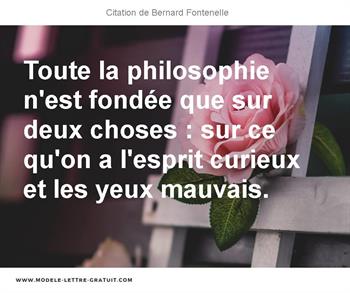 Citations Bernard Fontenelle