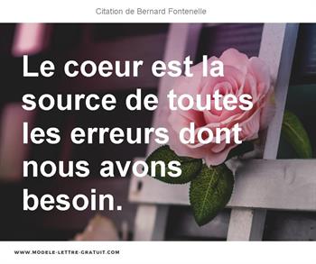Citations Bernard Fontenelle