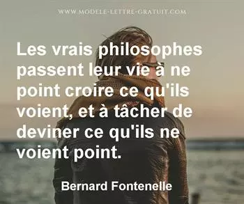 Citation de Bernard Fontenelle