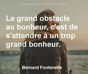 Citation de Bernard Fontenelle