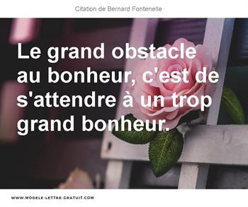 Citations Bernard Fontenelle