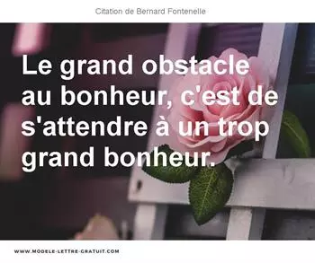 Citations Bernard Fontenelle