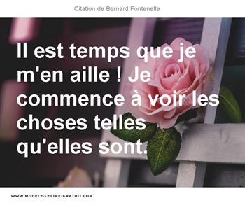 Citations Bernard Fontenelle