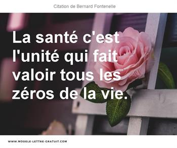 Citations Bernard Fontenelle