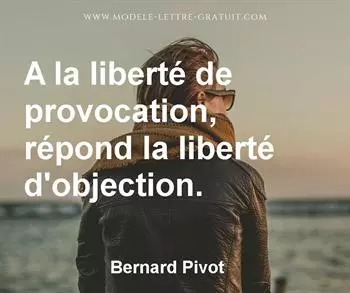 Citation de Bernard Pivot