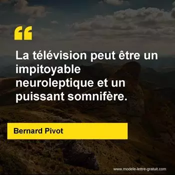 Citation Bernard Pivot