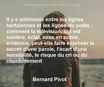 Citation de Bernard Pivot