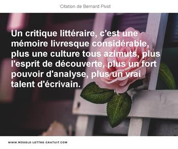 Citations Bernard Pivot