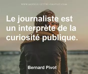 Citation de Bernard Pivot