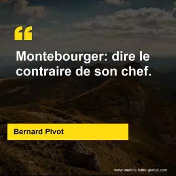 Citation Bernard Pivot