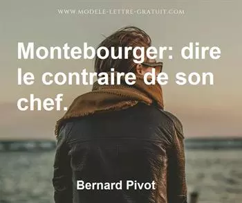 Citation de Bernard Pivot