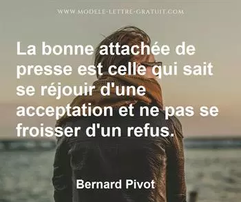 Citation de Bernard Pivot