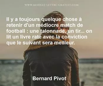 Citation de Bernard Pivot