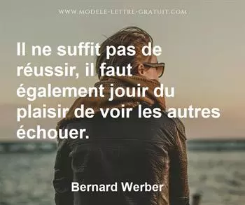 Citation de Bernard Werber