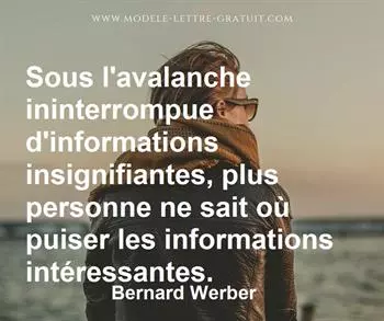 Citation de Bernard Werber
