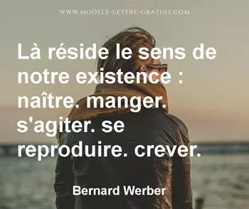 Citation de Bernard Werber
