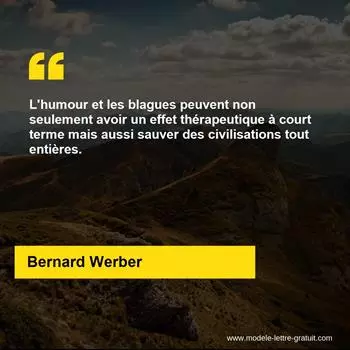 Citation Bernard Werber