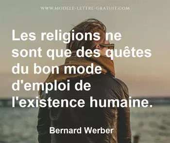 Citation de Bernard Werber