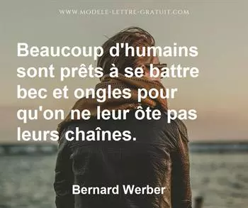 Citation de Bernard Werber