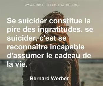Citation de Bernard Werber