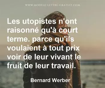 Citation de Bernard Werber