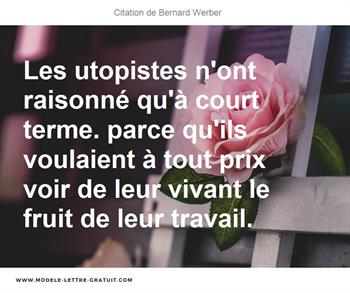 Citations Bernard Werber