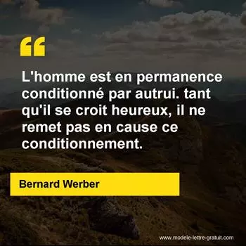Citation Bernard Werber