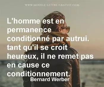 Citation de Bernard Werber