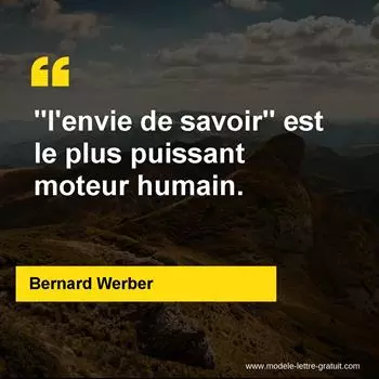 Citation Bernard Werber
