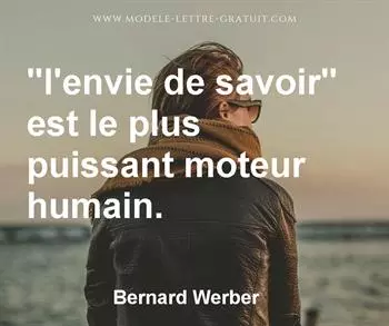 Citation de Bernard Werber
