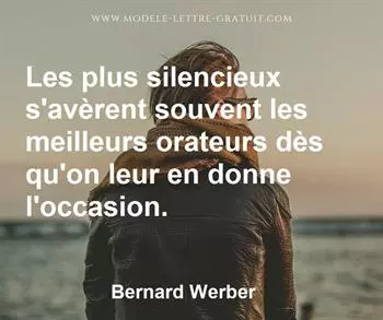 Citation de Bernard Werber