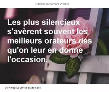 Citations Bernard Werber