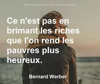 Citation de Bernard Werber