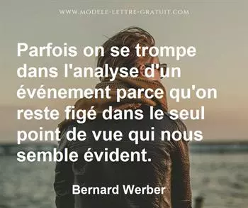Citation de Bernard Werber