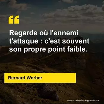 Citation Bernard Werber