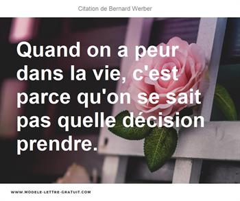 Citations Bernard Werber
