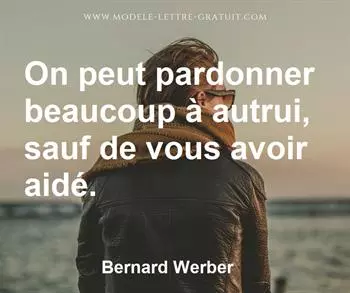 Citation de Bernard Werber