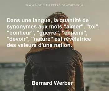 Citation de Bernard Werber