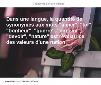 Citations Bernard Werber