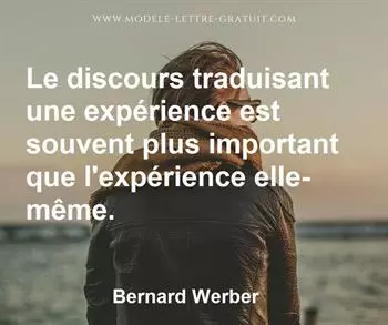 Citation de Bernard Werber
