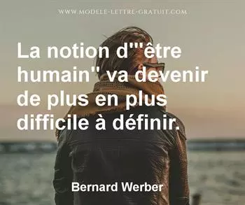 Citation de Bernard Werber