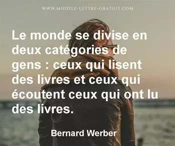 Citation de Bernard Werber