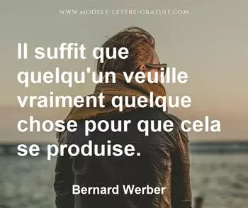 Citation de Bernard Werber