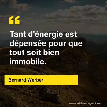 Citation Bernard Werber
