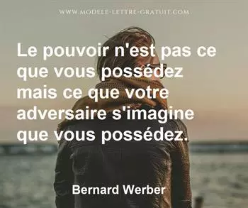 Citation de Bernard Werber