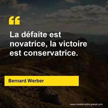 Citation Bernard Werber