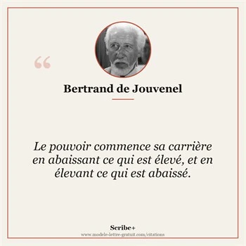 Citation Bertrand de Jouvenel
