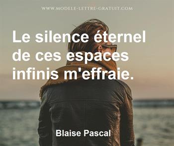 Citation de Blaise Pascal