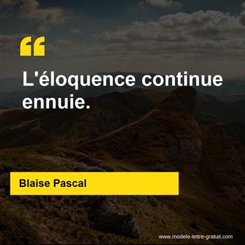 Citations Blaise Pascal